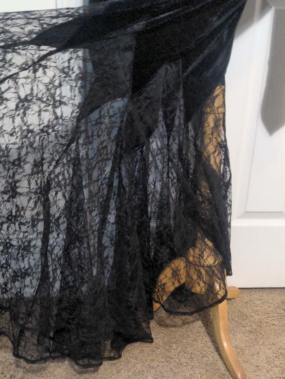 Hocus Pocus! Torrid Sz 2: Black Velvet & Lace Morticia + Elvira + Witch Gown - Picture 11 of 12